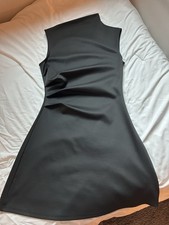 Cider Asymmetrical Black Mini Dress Size XS