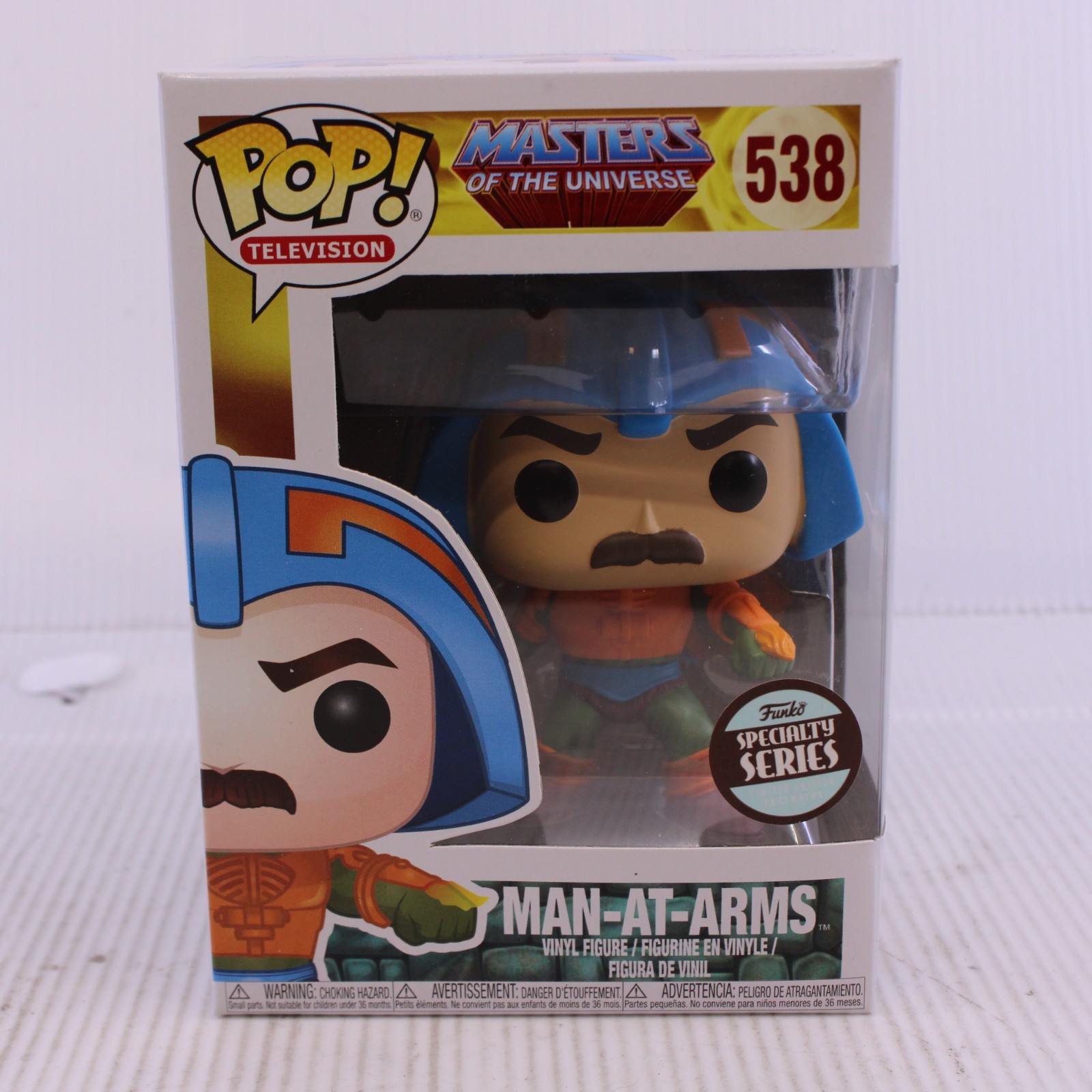 F2 Funko Pop Motu Masters Man At Arms Specialty Exclusive Vinyl Figure 538