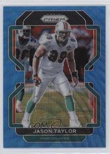 2021 Panini Prizm Blue Wave Prizm 181/199 Jason Taylor #113 HOF jg5