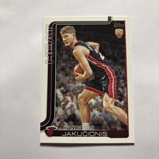 Kasparas Jakucionis 2025-26 Topps Flagship Basketball Rookie #220 Miami Heat Rc