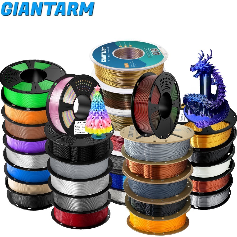 【Acquista 5 Numero 3】Nuovo filamento stampante 3D GIANTARM 1KG 1.75MM PLA HS-PLA PETG TPU foto 2