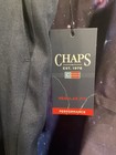 NWT Chaps Slim Fit Flat Front Performance Pants 34x 32 NEW Navy Blue — photo 3