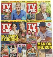 TV Week Magazine Bundle 2026 Set of 4 Brand New Home and Away Neighbours New