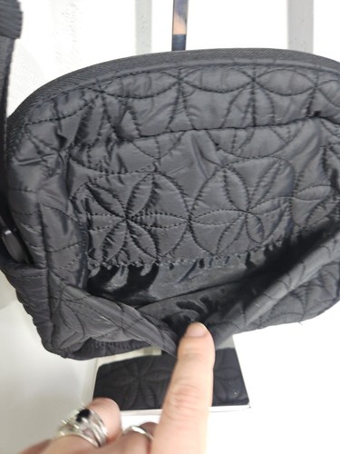Gaiam Quilted Black Crossbody Purse Nylon NWOT 10"×8" - Picture 4 of 7