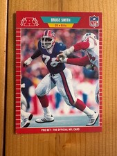 Bruce Smith 1989 Buffalo Bills Pro Set #28