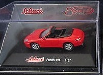Schuco 16000 HO Red Porsche 911 Convertible