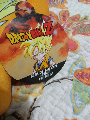 DBZ Dragon Ball Z Super Saiyajin Son-Goku Anime Kissen Plüsch 10 Zoll Brandneu mit Etikett - Bild 2 von 5