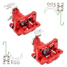Pair Rear Brake Calipers W Bracket Fit For 2013-2017 Honda Accord All Engines