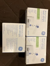 GE100 Blood Glucose Test Strip with Patented Gold Electrode Test Strip 150 Count