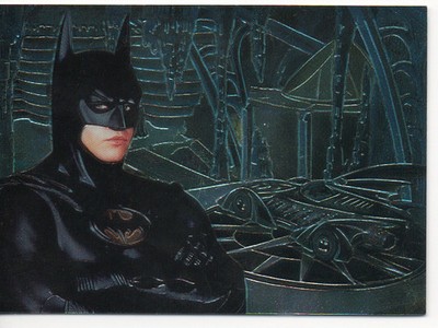 1995 Fleer Ultra BATMAN FOREVER #1 of 10 Batman Chrome Limited Edition Card