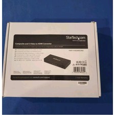 Startech VID2HDCON2 COMPOSITE TO HDMI CONVERTER SVIDEO AUDIO VIDEO SIGNAL CONVER