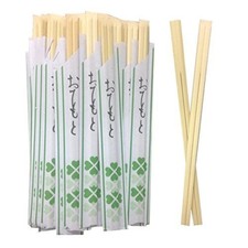 Solid No Splinter Chopsticks 40 pairs  Individually Wrapped Disposable Woode...