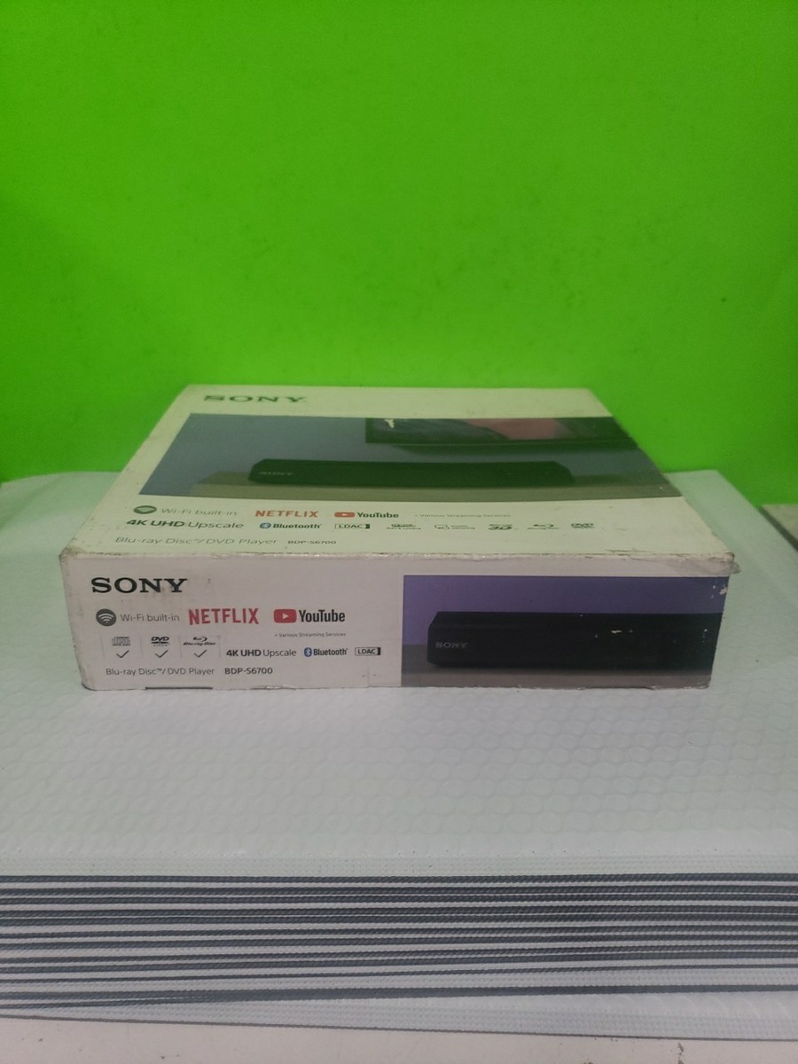 Sony BDP-S6700 4K Upscaling Blu-ray Player - Black for sale online