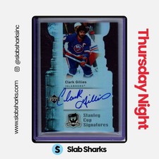 2006 UPPER DECK THE CUP #CS-CG CLARK GILLIES STANLEY CUP SIGNATURES AUTO /25
