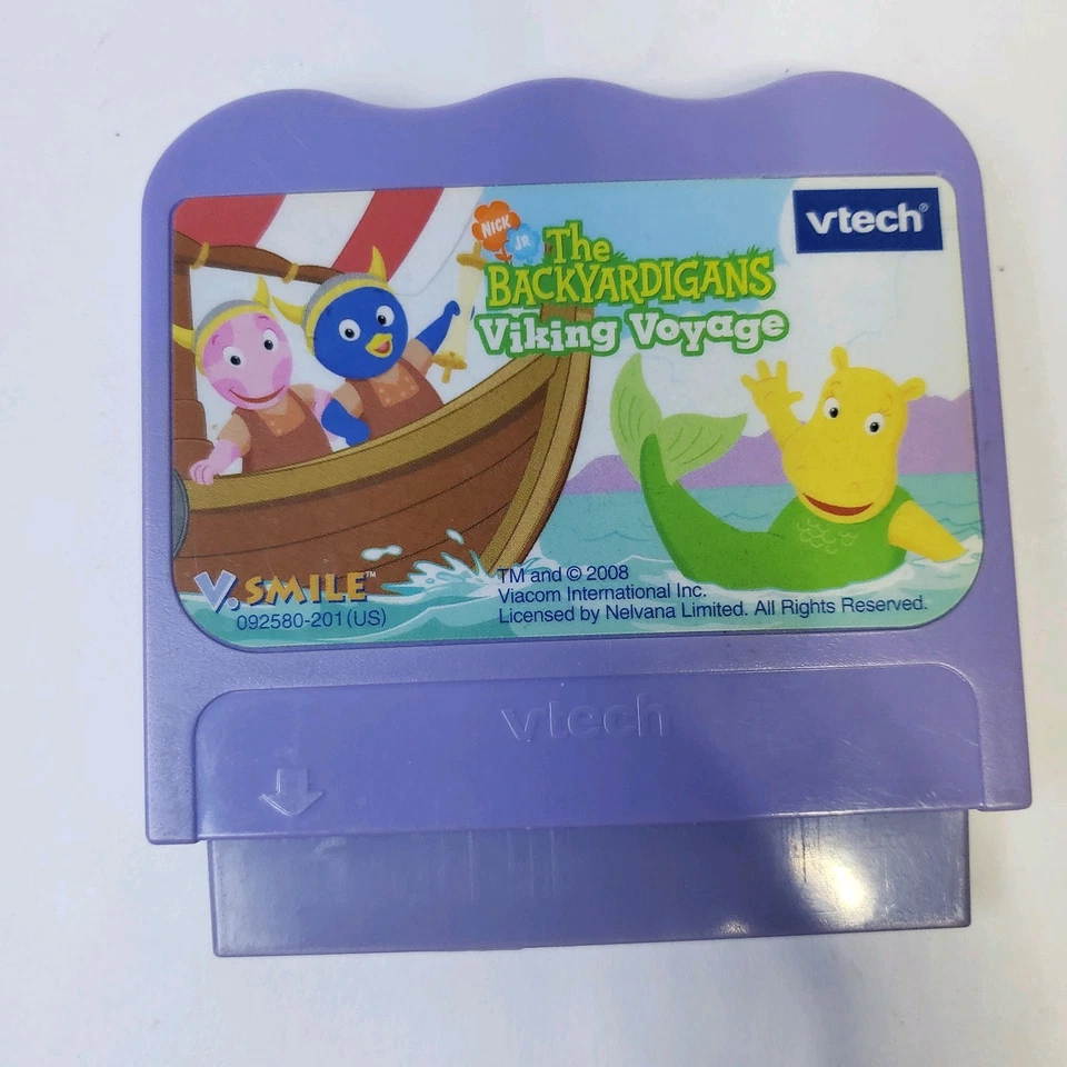 Lot Of 5 Vtech Game Cartridges- Pooh Wall-E Backyardigans Nascar Wild Waves - Image 4 of 4