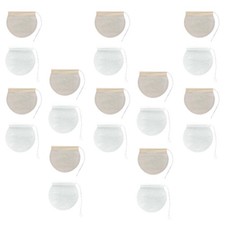 200 Pcs Disposable Drawstring Tea Infuser Bags Paper Filter Pouches for Herbs 0.05 per strip
