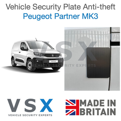FOR PEUGEOT PARTNER MK3 DOOR SECURITY SHIELD SECURITY PLATE