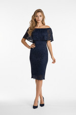 Charlotte Russe Lined Blue Soft Lace size small