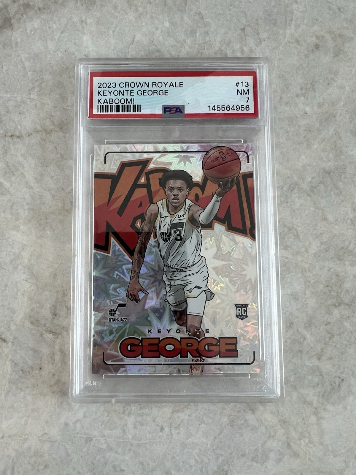 2023-24 Panini Crown Royale - Kaboom! Keyonte George #13 (RC)