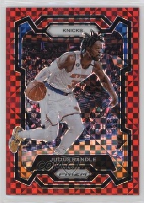 2023-24 Panini Prizm Red Power Prizm 44/75 Julius Randle #18 03rx