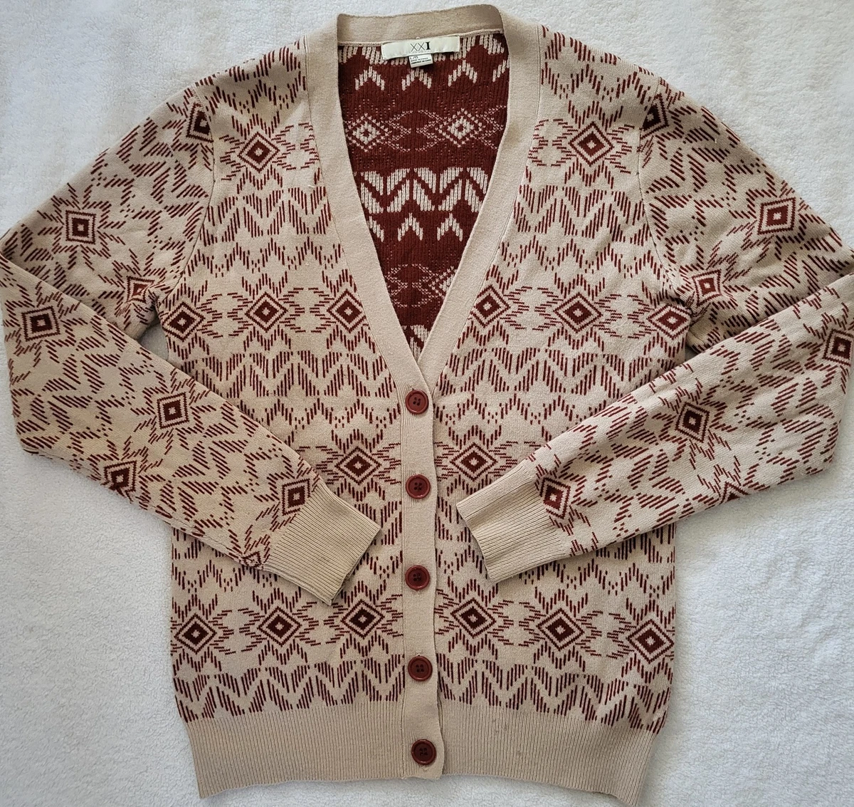 Cardigan Forever 21 Imprimé Aztèque – Taille M – Bon état