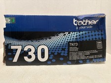 BROTHER TN-730 Genuine Toner Cartridge 1200 Pages BLACK Brand New Open Box