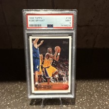 Topps 1996-97 Kobe Bryant Rookie Card #138 PSA 9 Los Angeles Lakers. rookie card picture