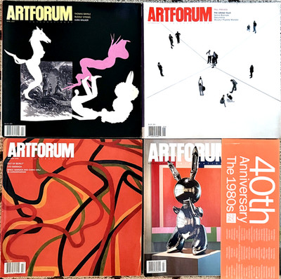 Vtg Lot of 4 ART FORUM Magazines, March 2003 40th Anniversary Issue, 2006, 2007