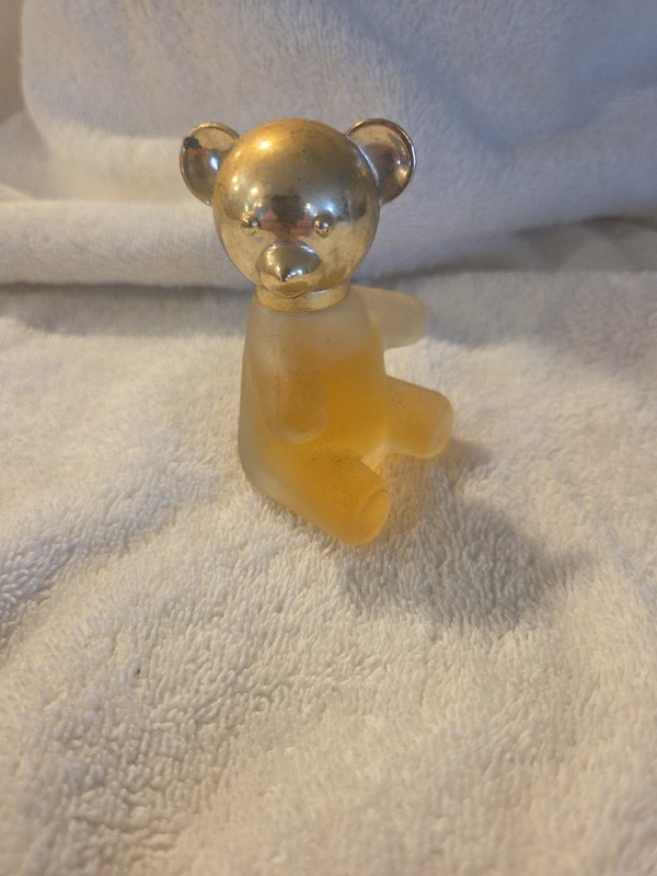 Avon Teddy Bear Decanter w/ Sweet Honesty Cologne .75 fl oz  Vintage Retro