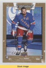 2017-18 Upper Deck Compendium Gold Rick Nash #173 READ i8h