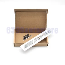 For Mercedes S AMG Edition Trunk Emblem 3D Sticker Badge Decoration Sport Decal