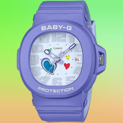 BABY-G BGA-10-6AJF Purple Women s Watch   Shock-Resist, Water-Resist 100M