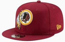 NWT Authentic NFL Washington Redskins New Era Maroon 9Fifty Snapback Hat