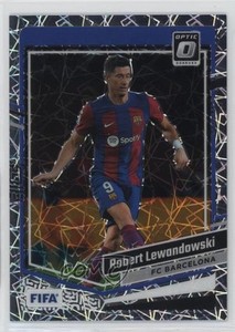 2023-24 Panini Donruss FIFA Optic Velocity Prizm Robert Lewandowski #113