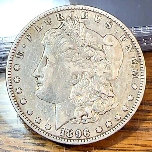 1896-O Morgan Dollar Nice Original XF CHRC