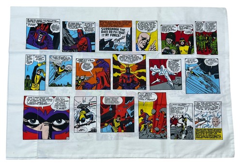 Federa cuscino standard Marvel Comics vintage 1994 X-Men prima edizione Magneto nuova NOS - Foto 10 di 17