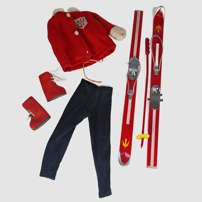 Vintage Ideal Tammy Family Snow Bunny #9211-4 Ski Oufit