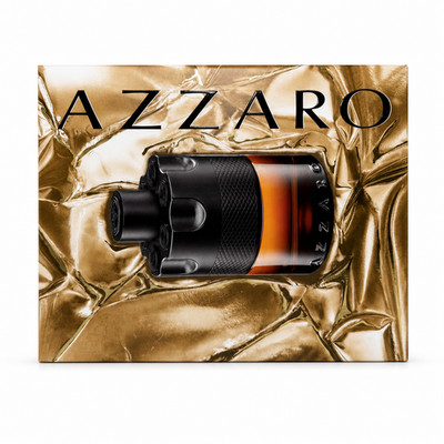 Azzaro The Most Wanted Parfum Gift Set 100ml + 10ml Travel + Shower Gel New Seal