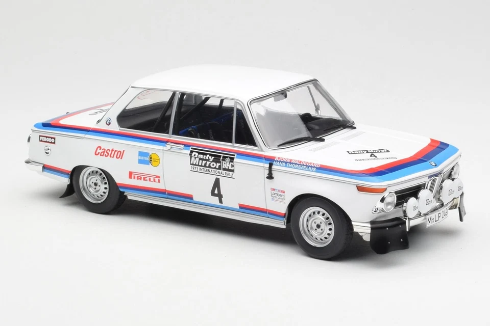 18RMC163 BMW 2002 n4 B.Waldegard RAC Rally 1973 IXO 1/18 - Immagine 4 di 4