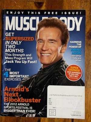 MUSCLE & BODY bodybuilding magazine ARNOLD SCHWARZENEGGER 3-12