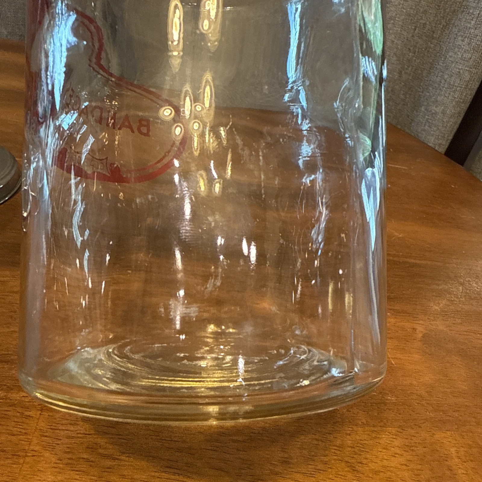 2 Glass “MERCO” Apothecary Jars VINTAGE containers Doctor Medical Office SS tops