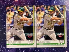 2019 Topps Opening Day Nick Martini Lot of 2 Athletics RC #159