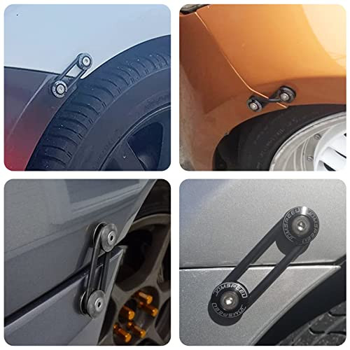 Black Universal CNC Billet Bumper Trunk Quick Release Fastener Kit - Picture 7 of 7