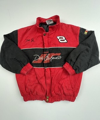 レーシングジャケット Dale Earnhardt Jr. ジャケット Vintage Dale Earnhardt Jr Jacket Boys M Red NASCAR Racing Action