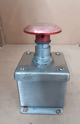 Eaton 10250T/91000T Ser D Emergency Stop Button W/ Hoffman E1PB88 Enclosure