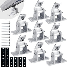 Adjustable Solar Panel Mounting Brackets Kit for RV - 8PCS, 10-60 Tilt