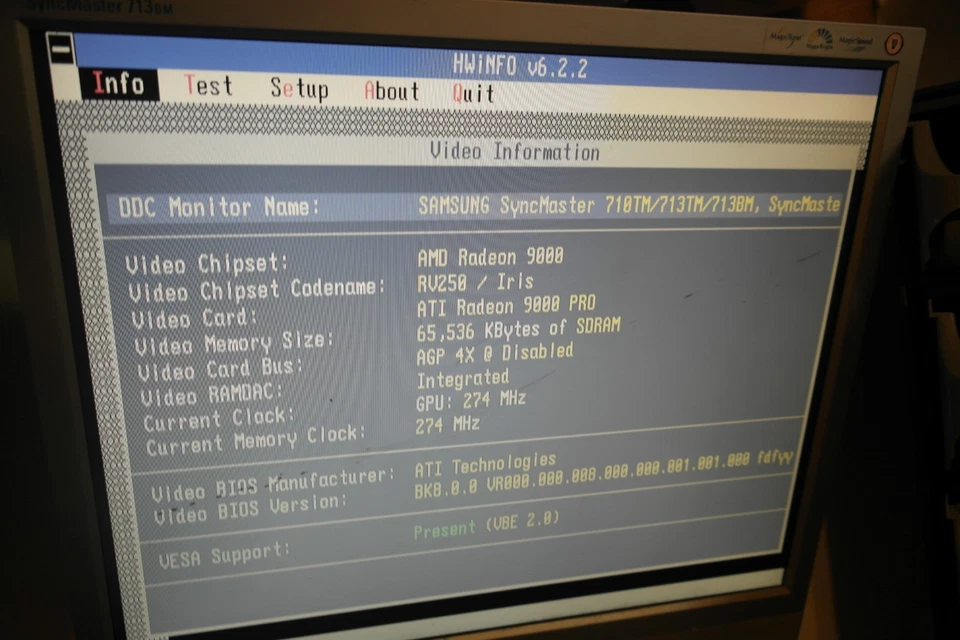 graphics card ATI Radeon 9000 PRO 64MB RV250 VGA DVI S-Video universal AGP - Image 2 of 4