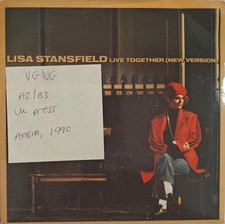 Lisa Stansfield Live Together Vinyl Record 7" VG/VG 112914 1990