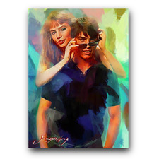 Rebecca De Mornay & Tom Cruise Art Card Limited 25/50 Vela (Celebrities -)