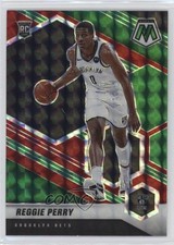 2020-21 Panini Mosaic Rookie Choice Red & Green Prizm Reggie Perry #244 07rd